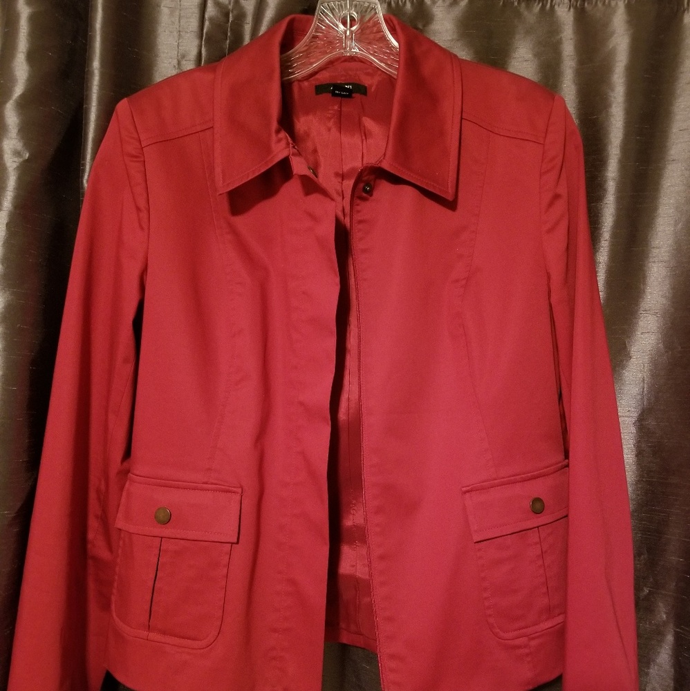Burgandy women blazer